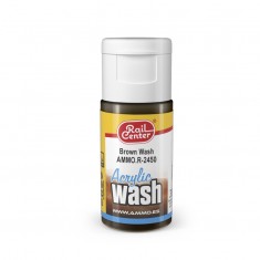 Rail Center - Brown Acrylic Wash (15ml)