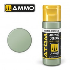 Acrylic Paint - ATOM Colour #Sky Green (20ml jar)