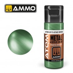 Acrylic Paint - ATOM Metallic #Aotake Green (20ml jar)