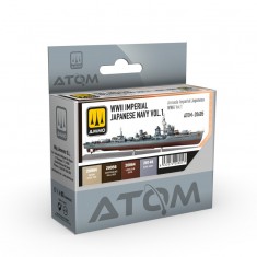 ATOM Acrylic Paints - WWII Imperial Japanese Navy Vol.1 (4 jars, 20ml each)