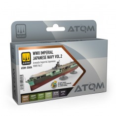 ATOM Acrylic Paints - WWII Imperial Japanese Navy Vol.2 (6 jars, 20ml each)