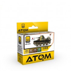 Acrylic Paints set - ATOM #Early WWII Japanese Army Colours (4 jars, each: 20mL)