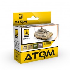 ATOM Acrylic Paints - Bundeswehr Afghanistan Scheme Set (4 jars, 20ml each)
