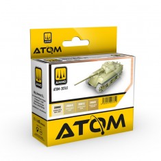 Acrylic Paints set - ATOM #Dunkelgelb Modulation (4 jars, 20mL each)