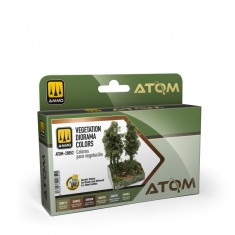 Acrylic Paints set - ATOM #Vegetation Diorama Colours (20ml x6)