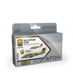 Acrylic Paints set - ATOM #FAA IA-58 Pucara Colours (20ml x6)