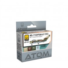 ATOM Acrylic Colours Set - MiG-17 Egyptian Air Force (4x 20ml)