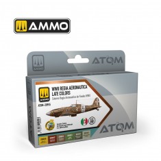 Acrylic Paint Set - ATOM #WWII Regia Aeronautica Late Colours (6 x20ml)