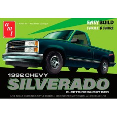 1/25 1992 Chevrolet Silverado Shortbed Fleetside Pickup Easy Build