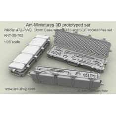 1/35 Pelican 472-PWC Storm Cases with HK416 and SOF Accessories Set
