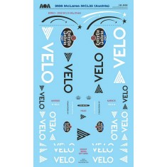 1/18 2020 McLaren MCL35 (Austria GP), 2018 MCL33 (Abu Dhabi) Decals for Minichamps kits
