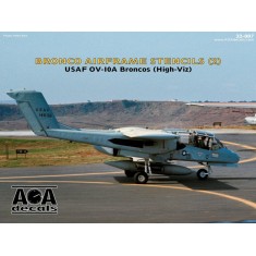 1/32 Bronco Airframe Stencils/Decals No.2 for USAF OV-10A Broncos (High-Viz)