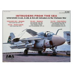 1/32 Decals for USN/USMC A-6A/A-6B/KA-6D Intruders in Vietnam War: Intruders from the Sea
