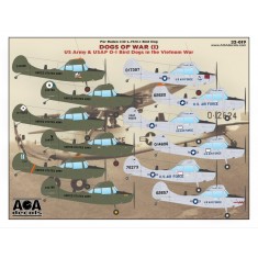 1/32 Dogs of War Decals (I): US Army/USAF O-I Bird Dogs in The Vietnam War for Roden kit