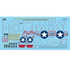 1/32 Intruder Airframe Stencils & Markings (High-Viz) - A-6A/B, A-6E TRAM & KA-6D