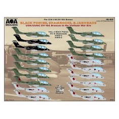 1/48 Vietnam War USN/MC OV-10A Broncos Black Ponies, Shamrocks & Jarheads for ICM kits