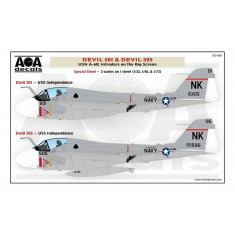 1/32, 1/48, 1/72 USN A-6E Intruders on the Big Screen: Devil 501 and Devil 505