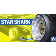1/24 14inch Star Shark Wheels and Tyres Set 