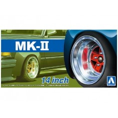 1/24 14inch Mark II Wheels and Tyres Set 