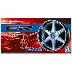 1/24 19inch Racing Hart Type CR Wheels and Tyres Set 