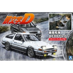 1/24 Initial D Fujiwara Takumi AE86 Trueno (Project-D Ver.) w/Figure