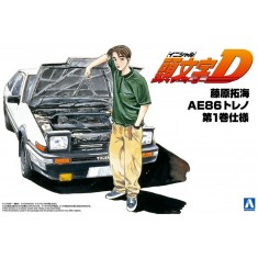 1/24 Initial D Toyota Takumi Fujiwara AE86 Trueno Comics Vol.1 Ver.