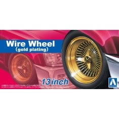 1/24 Wire Wheel (Gold Plating) 13inch (TUNED PARTS No.110)