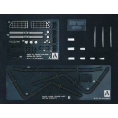 1/24 Time Machine From Back To The Future Detail Up Parts Set [MOVIE MECHA]