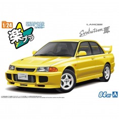 1/24 Mitsubishi CE9A Lancer GSR Evolution III 1995 (Dandelion Yellow)