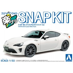 1/32 Snap Toyota 86 (Crystal White Pearl)