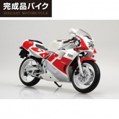 1/12 Yamaha TZR250 1989 (Silky White/Fine Red, Diecast)