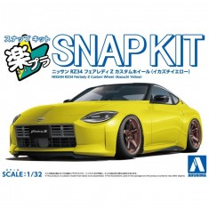 1/32 Nissan RZ34 Fairlady Z Custom Wheels (Ikazuchi Yellow)