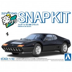 1/32 Ferrari 512 BB (Black, Snap Kit)