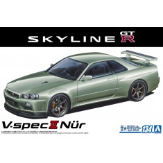 1/24 Nissan BNR34 Skyline GT-R V-Spec II Nur '02 (MODEL CAR No.134)