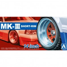 1/24 14inch Mark III Short-Rim Wheels and Tyres Set