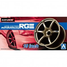 1/24 19inch Advan Racing RG3 Wheels and Tyres Set