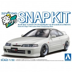 1/32 Honda DC2 Integra Type R Custom Wheels (Championship White)