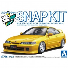 1/32 Honda DC2 Integra Type R Custom Wheels (Sunlight Yellow)