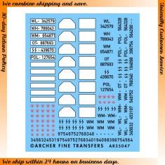 1/35 WWII German License Plates 