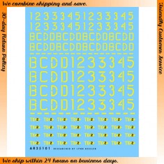 Dry Transfers for 1/35 USMC Early Korea (Stencil Style) 