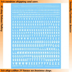 1/35 Generic Hand Lettering with Drips (White) 