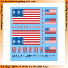 1/35 US 48-Star Flags for Vehicles