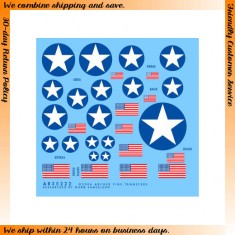 1/35 Stars & Flags for US M2 Halftracks in North Africa