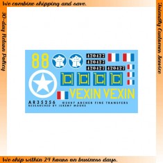 Dry Transfers for 1/35 Free French M3A3 "Vexin" 