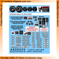 1/35 M106 Instruments and Placards 
