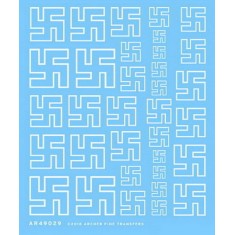 1/48 Swastikas for Aircraft (outline white, dry transfers)