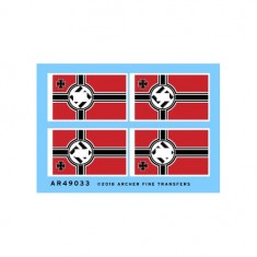 1/48 German Kreigsmarine Ensigns Dry Transfers Decal