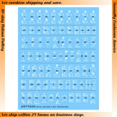 1/35 Late WWII German Tactical Symbols 1943-1945 (Waterslide Decals)