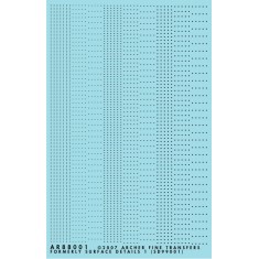Resin on Clear Decal Film - Assorted Small Rivet/Fastener Heads