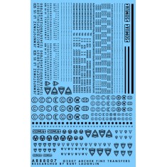 Foundry Casting Symbols For 1/35,1/48,1/72 Sherman Tanks &Others